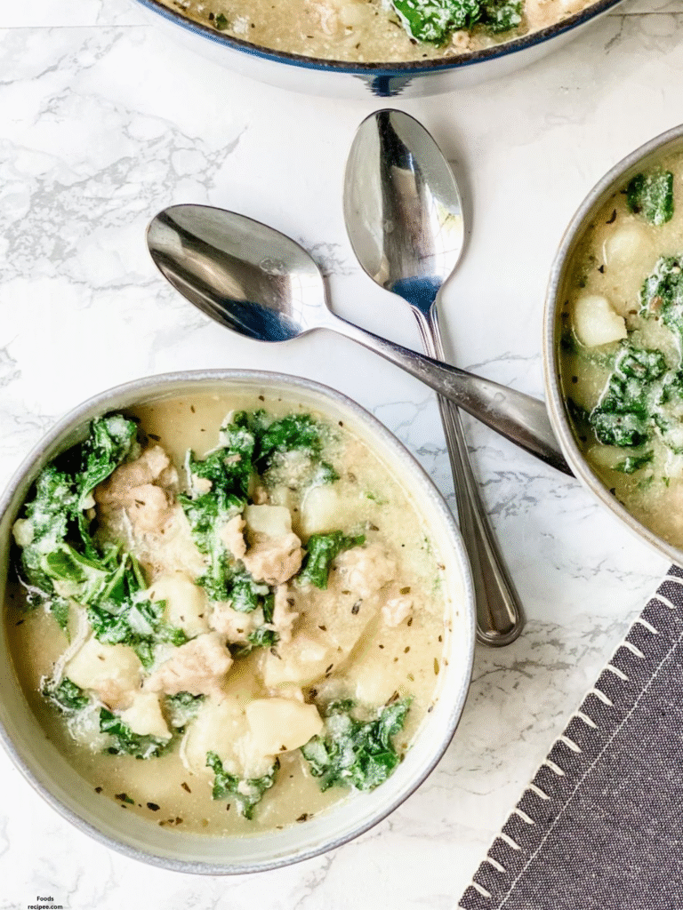 Creamy Gluten Free Zuppa Toscana Soup – Easy Copycat Olive Garden Recipe