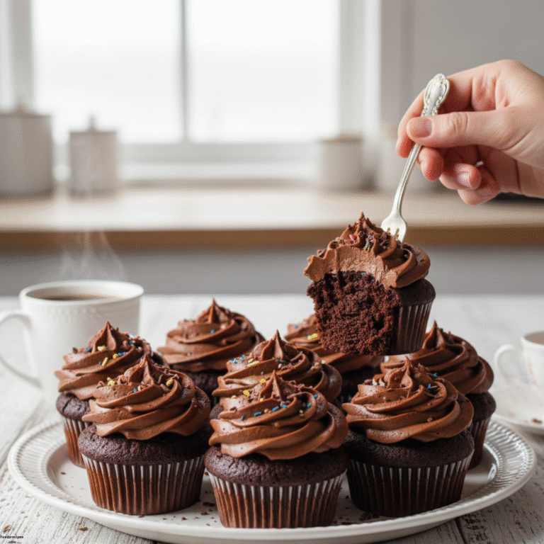 Moist Gluten Free Chocolate Cupcakes (Dairy-Free Option!)