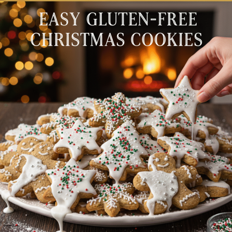 Easy Gluten Free Christmas Cookies: No-Chill Cutout Recipe!