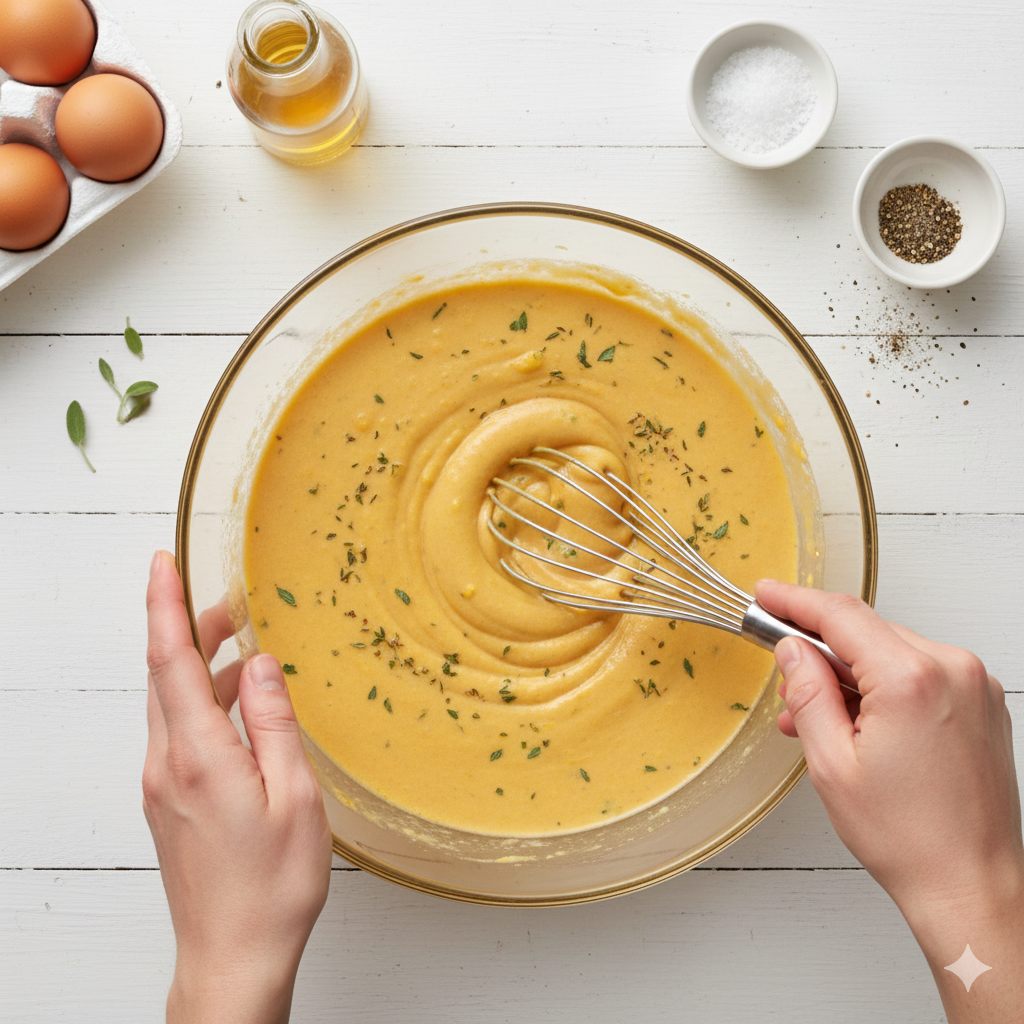 Gluten Free Pumpkin & Caramelized Onion Bread Pudding