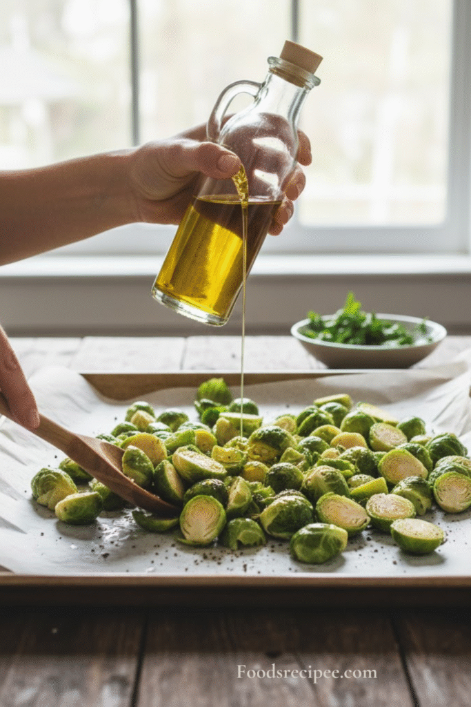 Warm Quinoa & Brussels Sprout Salad 