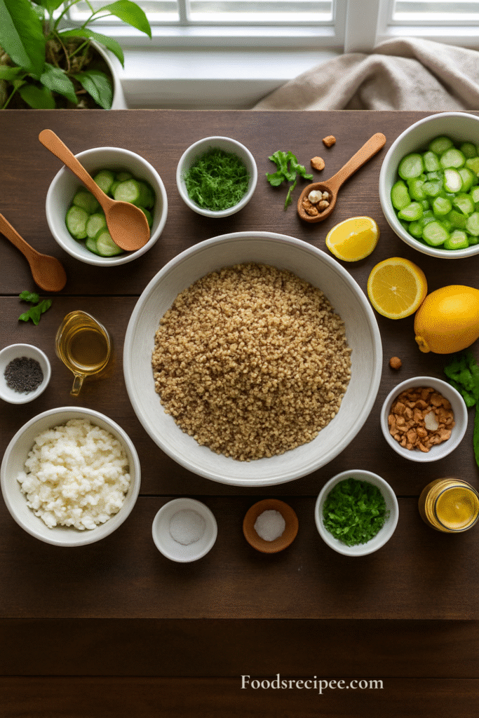 Warm Quinoa & Brussels Sprout Salad 