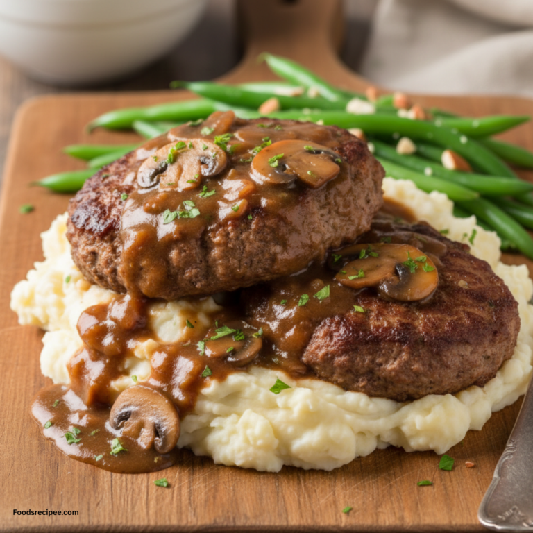 Easy Homestyle Gluten Free Salisbury Steak Recipe & Gravy