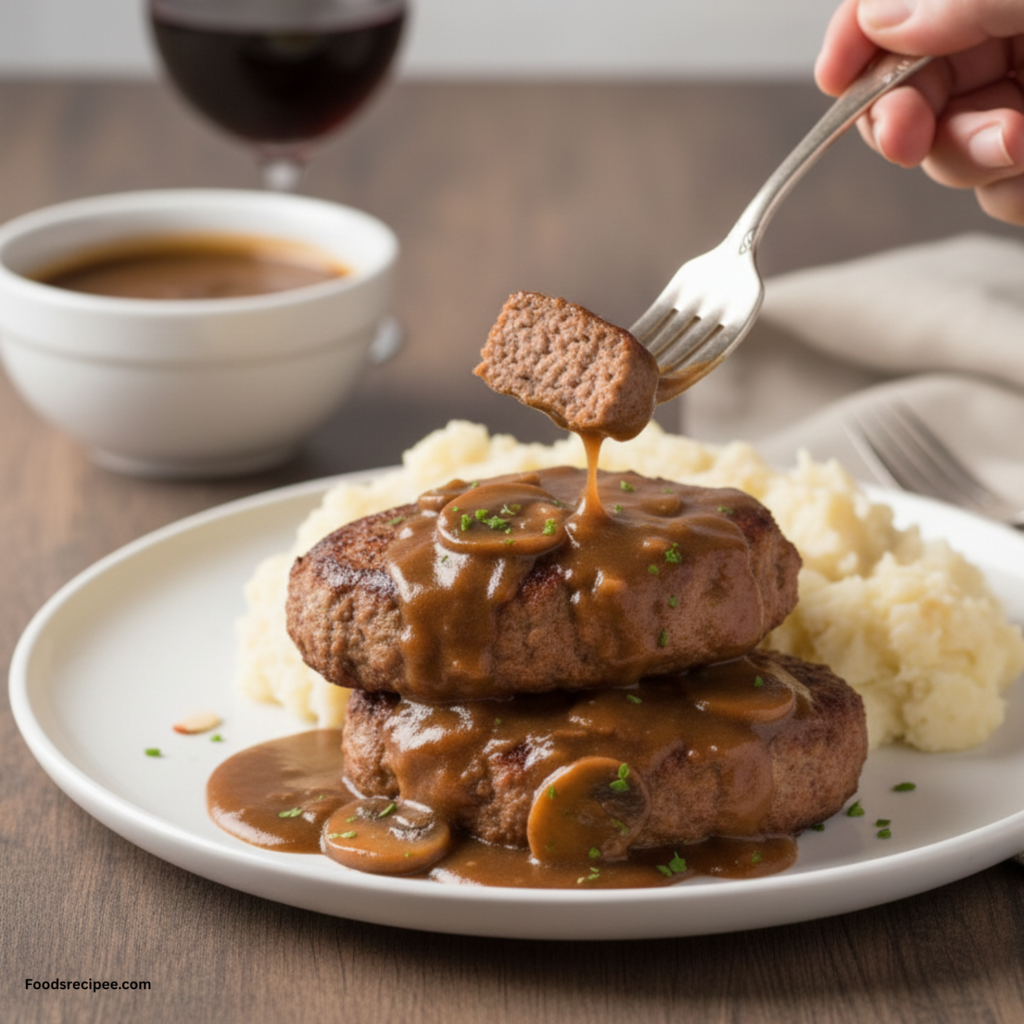 Homestyle Gluten Free Salisbury Steak Recipe & Gravy