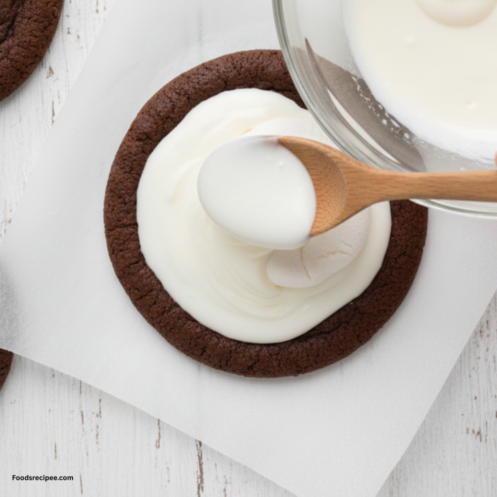 Chocolate Melting Snowman Cookies