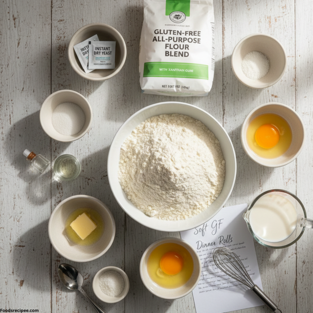 Soft & Fluffy Gluten Free Dinner Rolls