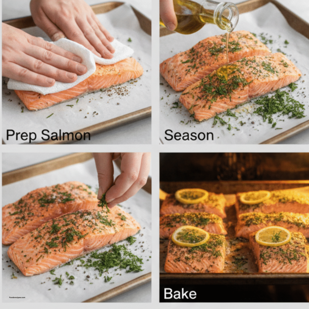 Easy Baked GF Salmon with Herbs