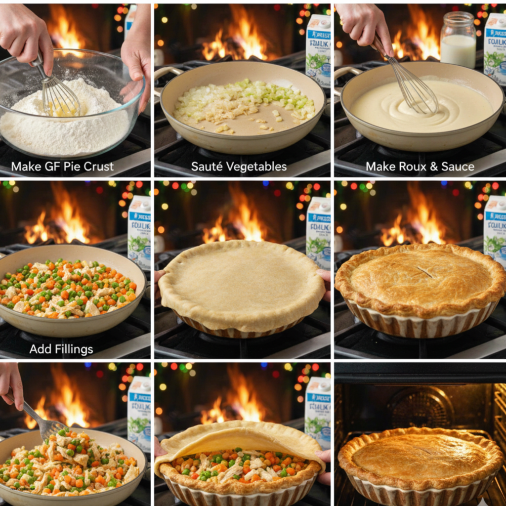 Gluten Free Creamy Chicken Pot Pie