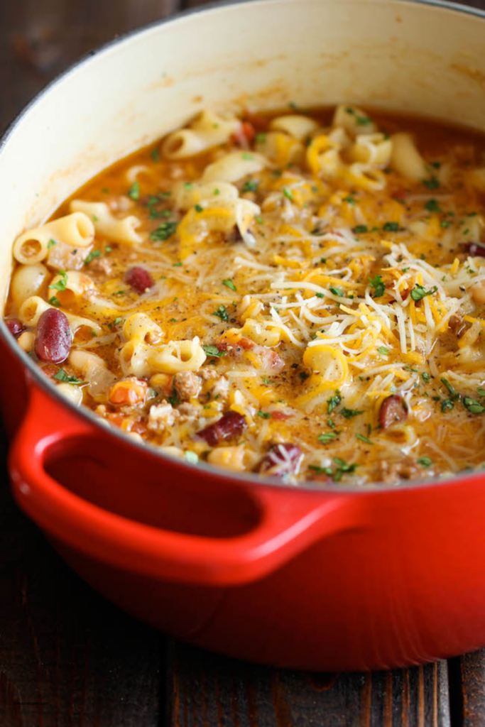 Pork Chili Mac Soup 