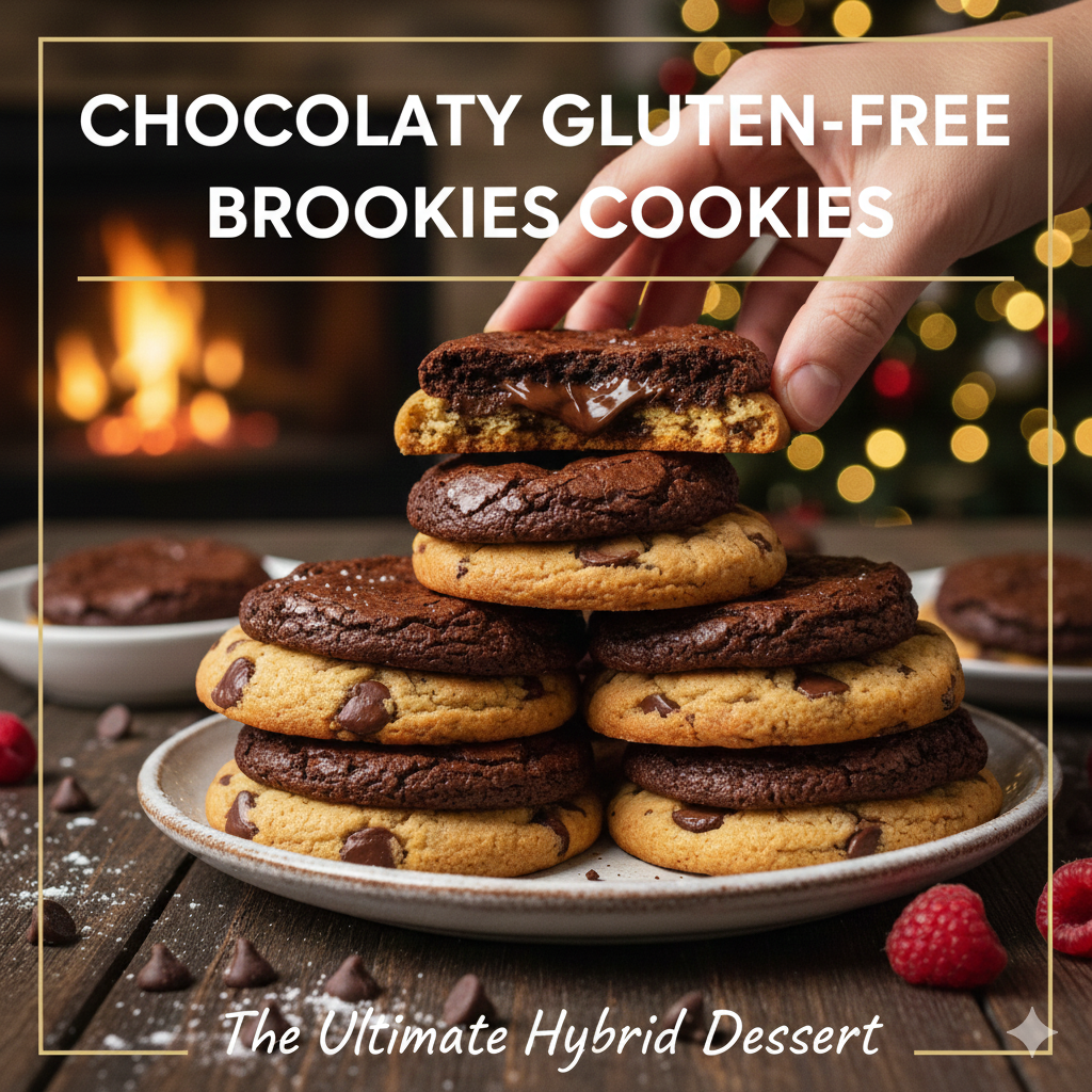 Chocolaty Gluten Free Brookies