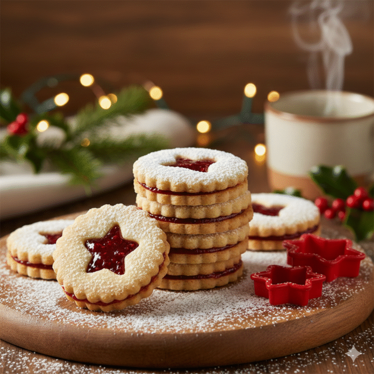 Easy Gluten-Free Linzer Cookies (Dairy-Free Option!)