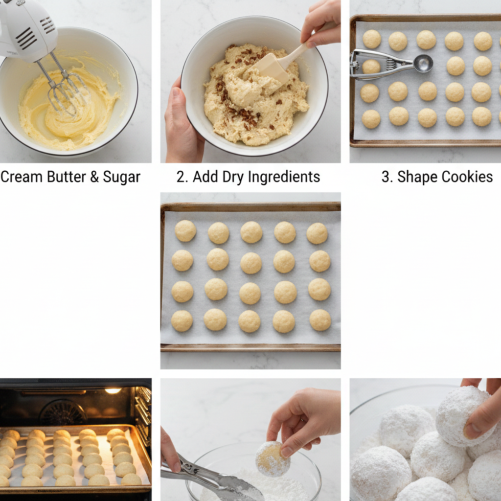 Gluten Free Russian Tea Cookies