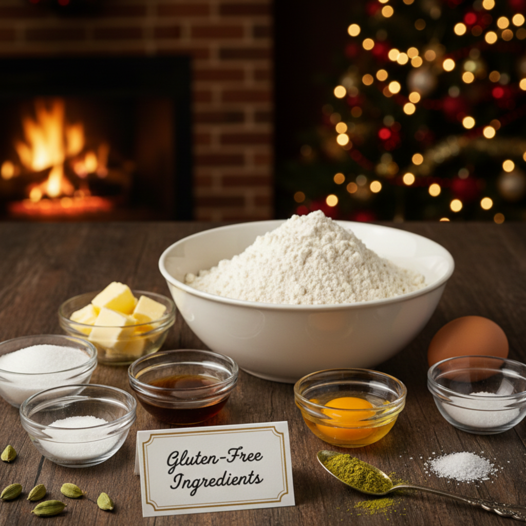 Gluten Free Cardamom Cookies